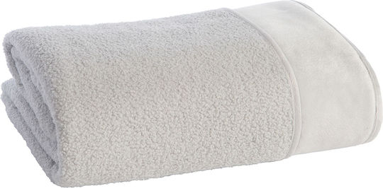 Nef-Nef Homeware Ριχτάρι Διθέσιου Καναπέ Γούνινο 180x250εκ. Silver