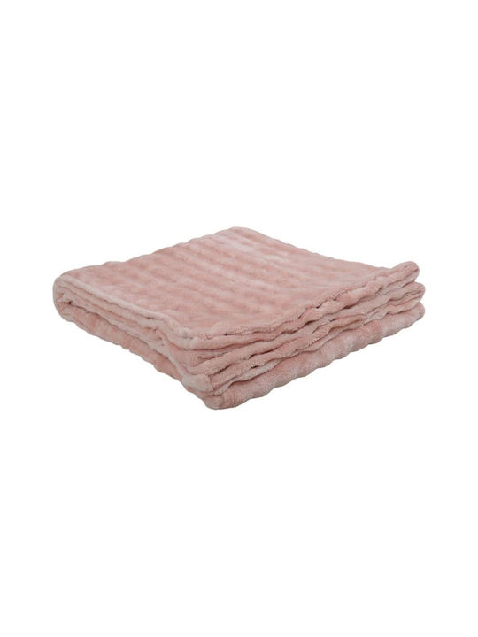 Ankor Flauschige Decke Fleece Einlagig 150x200cm Hellrosa
