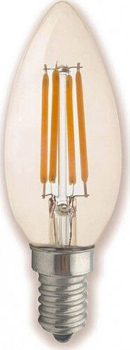 Just LED LED Bulb 6W for Socket E14 and Shape C35 Natural White 660lm Dimmable