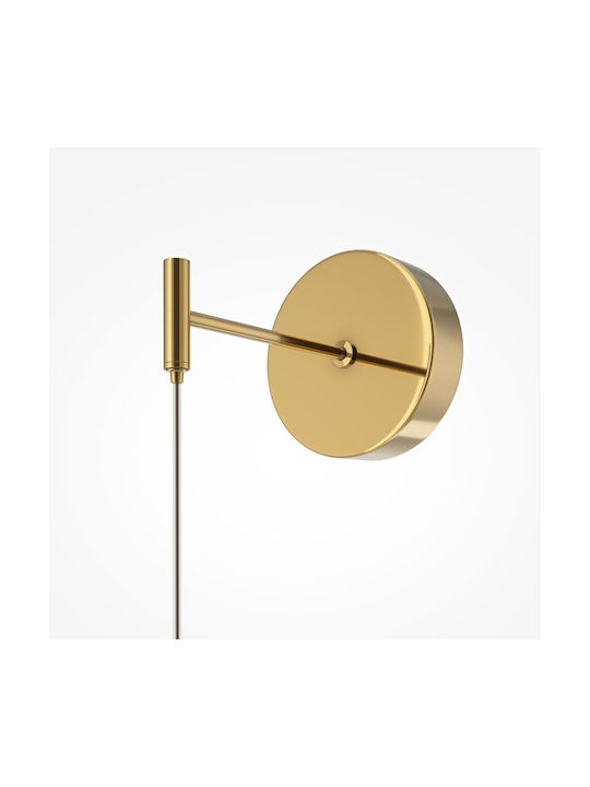 Maytoni Leuchte Wand mit Integrierter LED Gold