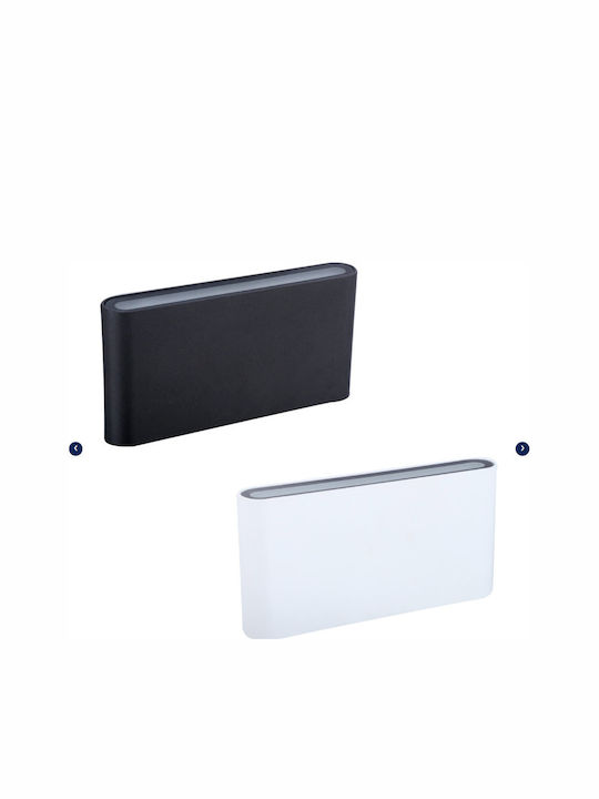 Bot Lighting Επιτοίχια Εξωτερική Πλαφονιέρα LED IP54 με Ρυθμιζόμενο Λευκό Φως