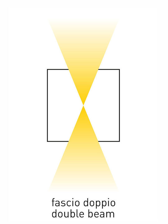 Bot Lighting Επιτοίχιο Εξωτερικό Φωτιστικό LED IP65 με Ρυθμιζόμενο Λευκό Φως 11.6x3x9εκ.