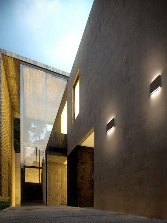 Bot Lighting Επιτοίχιο Εξωτερικό Φωτιστικό LED IP65 με Ρυθμιζόμενο Λευκό Φως