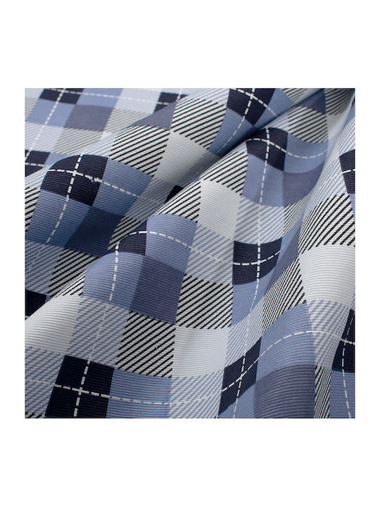 Dimcol Kariert Fleckabweisend Blue 90x90cm