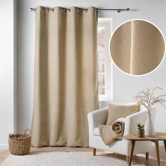 PanOikos Woolly με Τρουκς Μπεζ 140x240εκ.