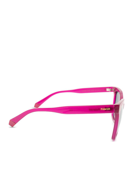 Polaroid Feminini Ochelari de soare cu Roz Cadru și Gri Polarized Lentilă PLD6192/S MU1/M9