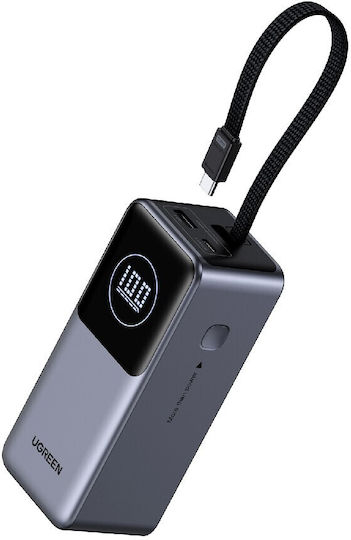 Ugreen PB723 Power Bank 20000mAh 130W με Θύρα USB-A και Θύρα USB-C Power Delivery Γκρι
