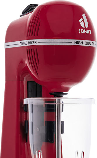 Johny Commercial Coffee Frother ΑΚ/2-2Τ MET Red 400W with 2 Speeds