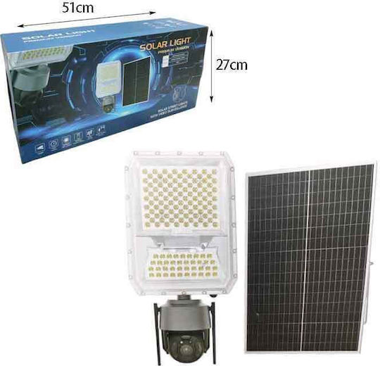 Solar Floodlight Security Camera Panel 200w Solar Street Lights Video Surveillance