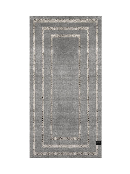 Guy Laroche Form Modern Bedroom Rugs Set Carbon 3pcs