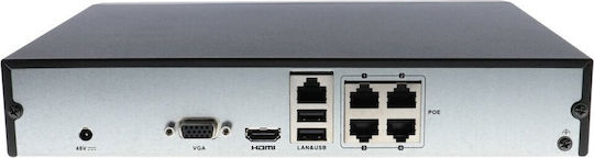 Hilook Захранван от Hikvision Мрежов Комплект Ik-4142bh-mh/p С 2mpx 4x Камери Ipc-b121h 2.8mm 1x Nvr-104mh-d/4p 1tb Hdd