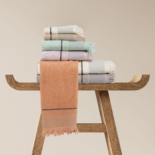 Das Home 3-tlg. Set Badetücher 0842 Taupe Gewicht 450gr/m²