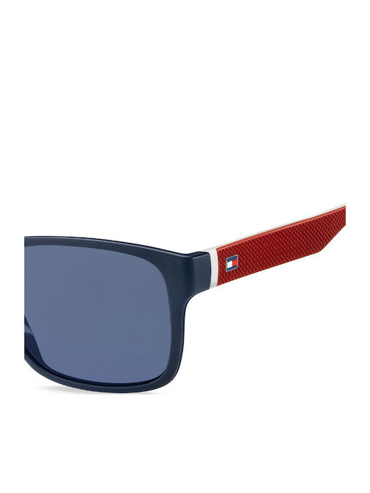 Tommy Hilfiger Ανδρικά Γυαλιά Ηλίου με Navy Μπλε Κοκκάλινο Σκελετό και Μπλε Φακό TH1718/S 8RU/KU