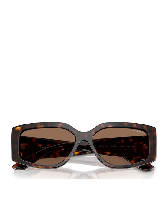 Vogue Women's Sunglasses with Brown Tartaruga Plastic Frame and Brown Lens VO5642SU W65673