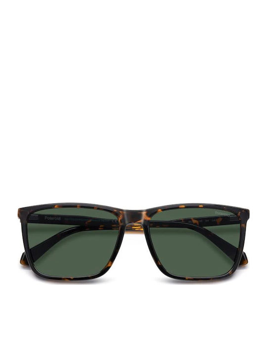 Polaroid Bărbătești Ochelari de soare cu Maro Tortoise Cadru și Verde Lentilă PLD4180/S 086/UC