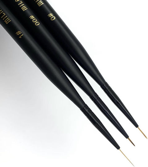 Nail Art Brush Milano Νο.0 Φυσική Τρίχα
