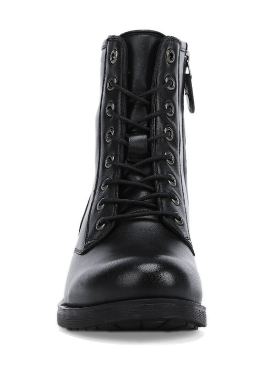 D Rawelle A Leather Women's Ankle Boots Black