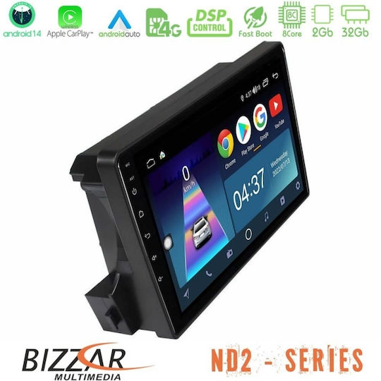 Bizzar Автомобилна Аудио Система (Блутут/USB/WiFi/GPS/Apple-Carplay/Android-Auto) с Тъчскрийн 9"