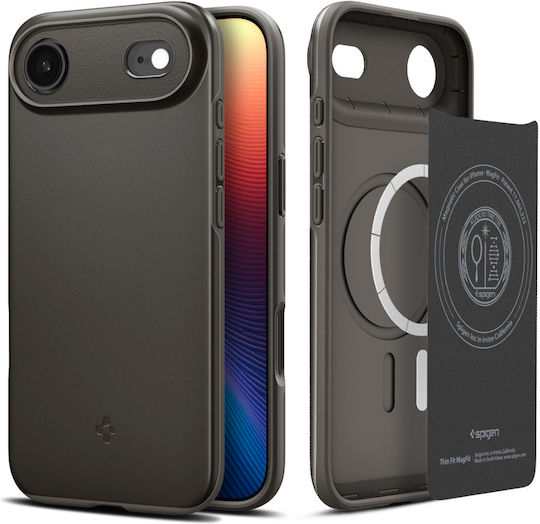 Spigen Thin Fit Mag Umschlag Rückseite Kunststoff Gunmetal (iPhone Air)