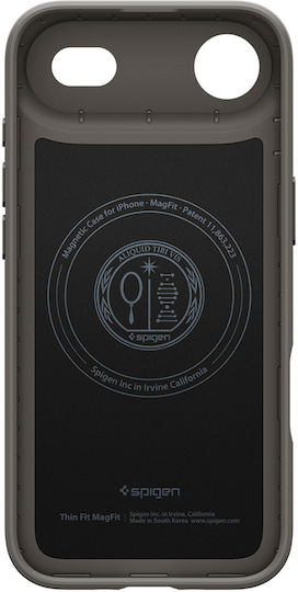 Spigen Thin Fit Mag Umschlag Rückseite Kunststoff Gunmetal (iPhone Air)