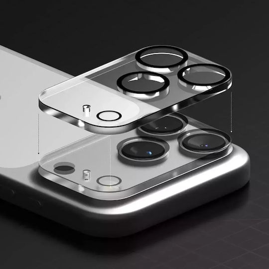 Camera Protection Tempered Glass Black for the iPhone 17 Pro