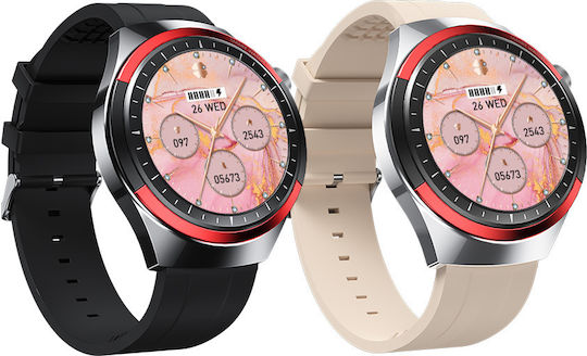 WK WH-06 Smartwatch with Heart Rate Monitor (Black)
