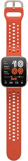 Amazfit Bip 6 46мм Водоустойчив Смартчасовник с Пулсомер (Червен)