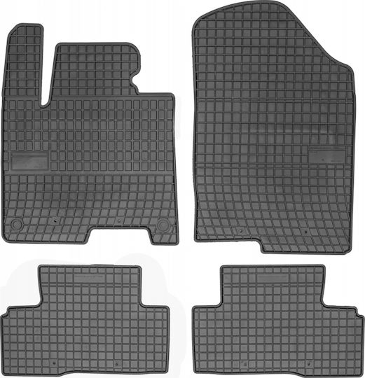 Frogum Set of Front and Rear Mats 4pcs for Kia Sportage 2021 Black