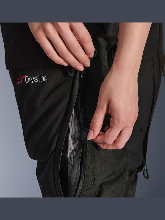 Alpinestars Andes V4 Bărbați Pantaloni Motocicletă 4 Anotimpuri Waterproof Negru