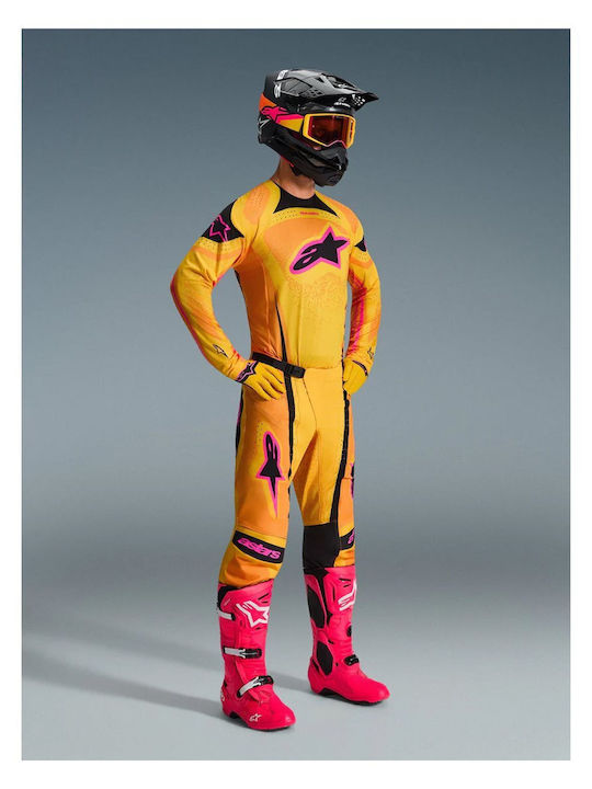 Alpinestars Techstar Nomur Yl Pink Riding Pants