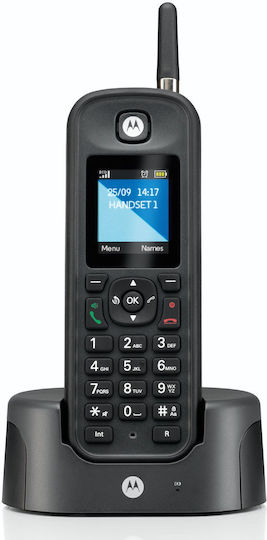 Motorola O201 Ασύρματο Τηλέφωνο Μαύρο
