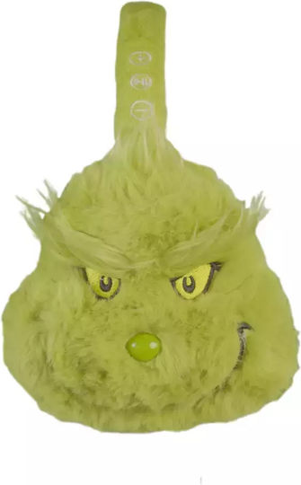 Lazerbuilt Grinch Plush Fără fir Bluetooth Pentru copii Over Ear Căști Verzi