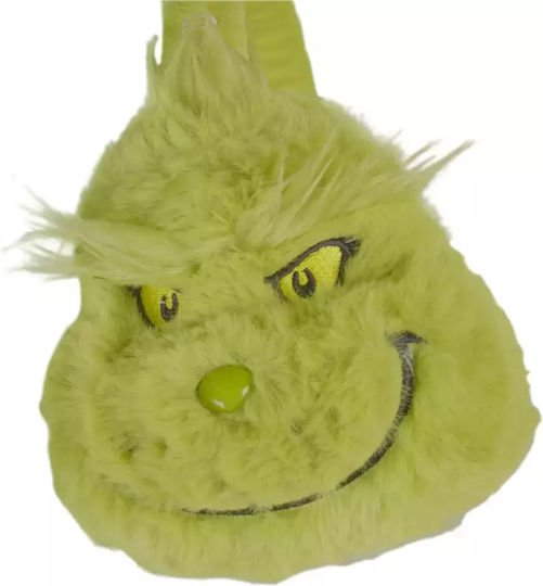 Lazerbuilt Grinch Plush Fără fir Bluetooth Pentru copii Over Ear Căști Verzi