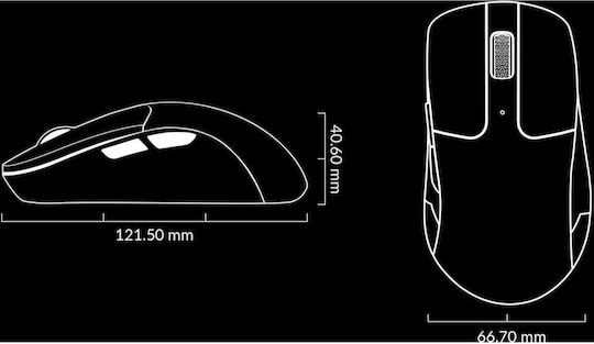 Keychron M2 M2-A1 Mouse Cu Fir Negru