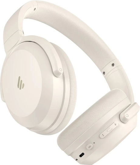 Edifier WH700NB Pro Wireless / Wired Over Ear Headphones with 56 hours of Operation and Quick Charge Ivory