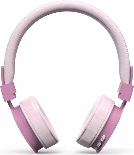 HAMA Freedom Lit II Wireless / Wired On Ear Headphones with 15 hours of Operation Pink