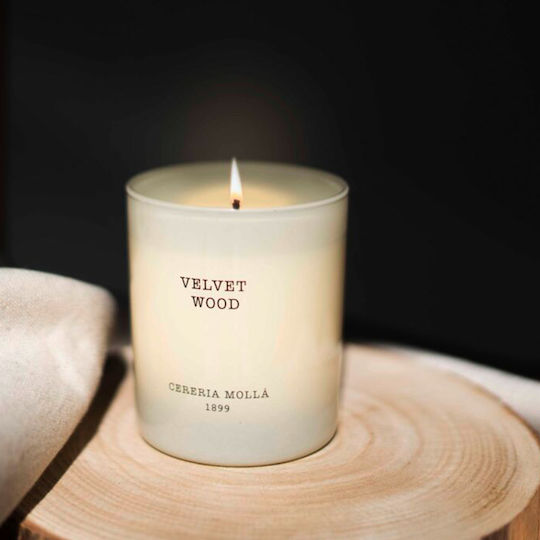 Cereria Molla Vegetable Aromatic Candle Premium Velvet Wood 5540 230gr