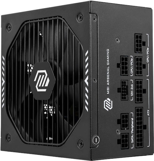 MSI MAG A750GLS 750W Black Computer Power Supply Full Modular 80 Plus Gold