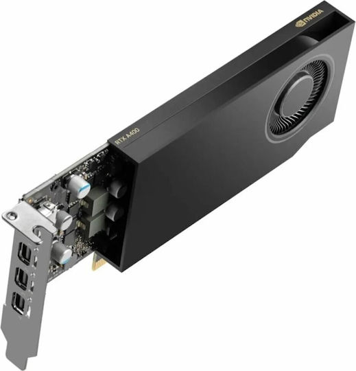NVidia RTX A400 4GB GDDR6 Bulk Κάρτα Γραφικών