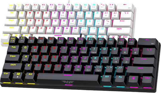 Armaggeddon MKA-1C Gaming Μηχανικό Πληκτρολόγιο με Custom Blue διακόπτες και Φωτιζόμενα πλήκτρα (Αγγλικό US)