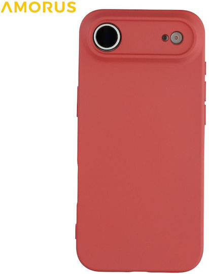 Amorus Back Cover Σιλικόνης Κόκκινο (iPhone Air)