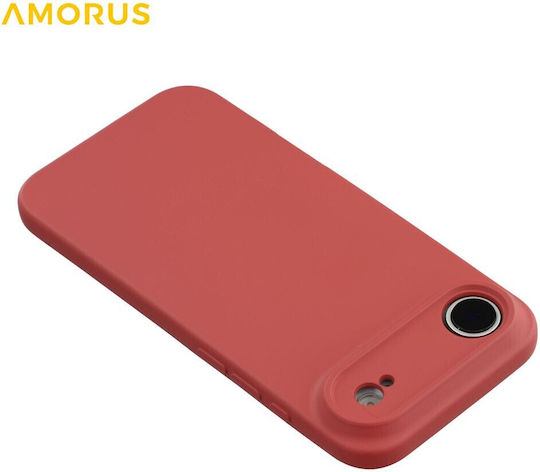 Amorus Back Cover Σιλικόνης Κόκκινο (iPhone Air)