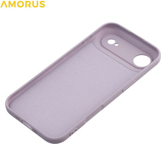 Amorus Back Cover Σιλικόνης Μωβ (iPhone Air)