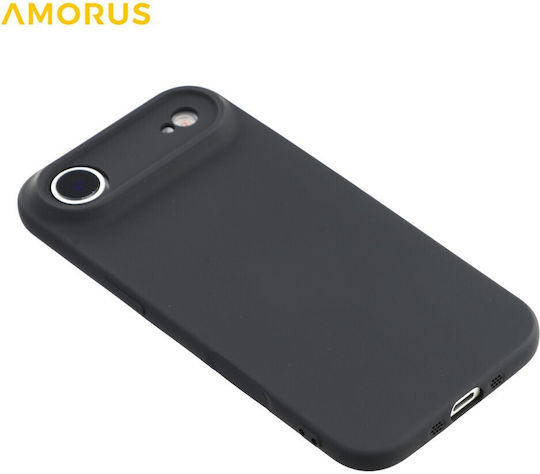 Amorus Back Cover Σιλικόνης Μαύρο (iPhone Air)