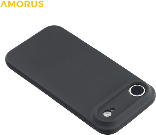 Amorus Back Cover Σιλικόνης Μαύρο (iPhone Air)