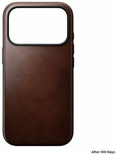 Nomad 360 Full Cover Δερμάτινο / Σιλικόνης 0.85mm με Λουράκι Καφέ (iPhone 17 Pro Max)