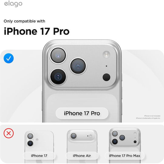 Elago Back Cover Σιλικόνης / Πλαστικό Ροζ (iPhone 17 Pro)
