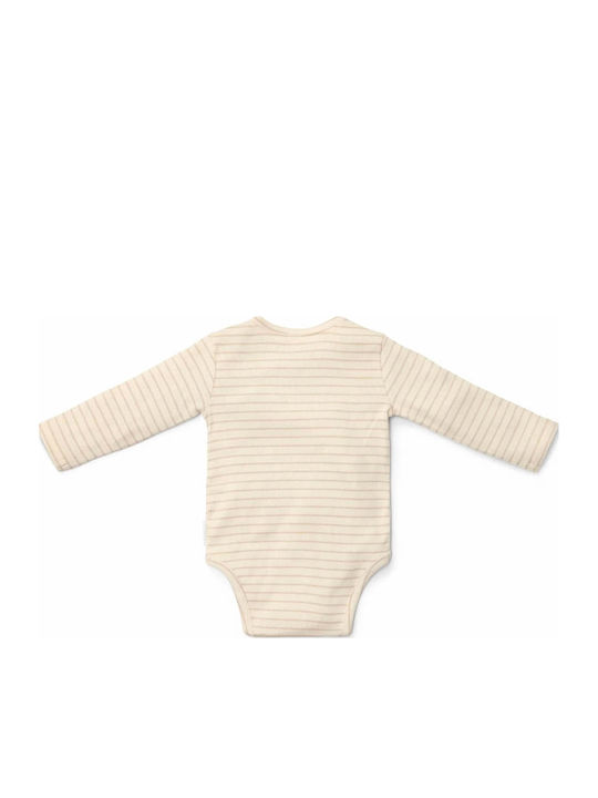 Little Dutch Бебешко Боди Дълъг ръкав Soft Beige