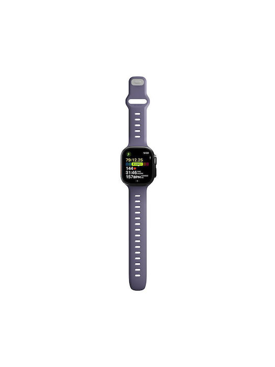 Nomad Λουράκι Σιλικόνης με Pin Μωβ (Apple Watch 44/45/46mm/Ultra 49mm)