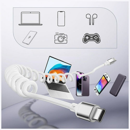 4Smarts USB 2.0 Cable USB-C Male - USB-C 100W PD White